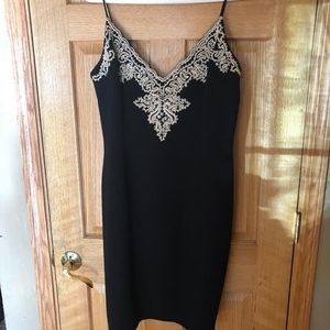 Black Bodycon Dress Spaghetti Straps